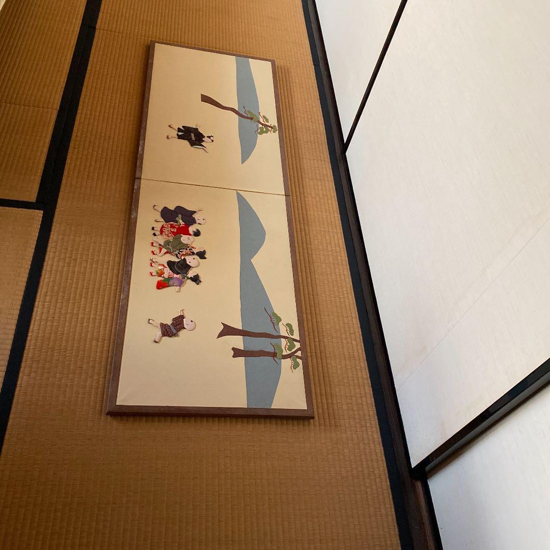 絵画　屏風　絵　インテリア