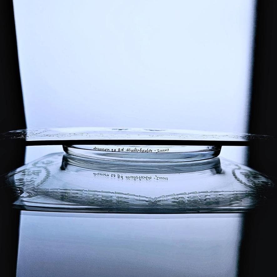 ドームナンシー 美しいアールヌーヴォーの花柄プレート 19世紀