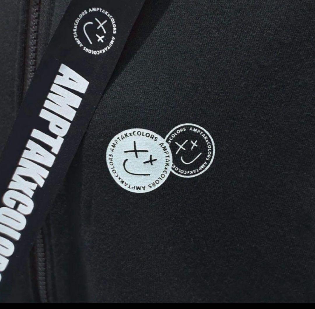 最終日】【新品未開封】AMPTAKxCOLORS ジップアップパーカー フリー