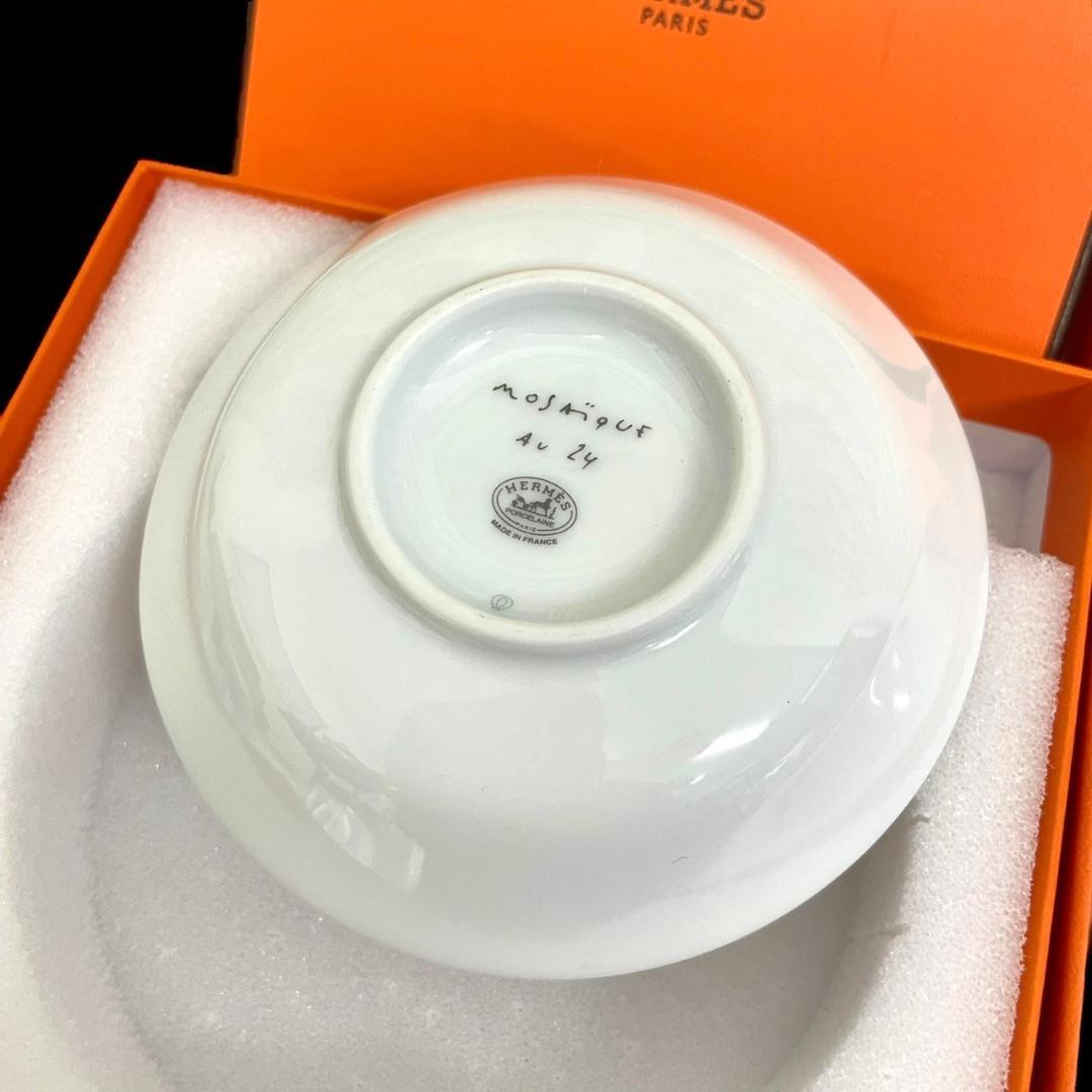 未使用　HERMES　エルメス　ヴァンキャトル　モザイク24　ミニプレート