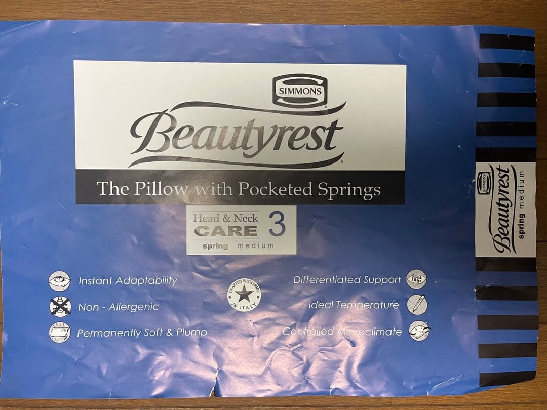 シモンズ ポケットコイル ピロー ビューティレスト