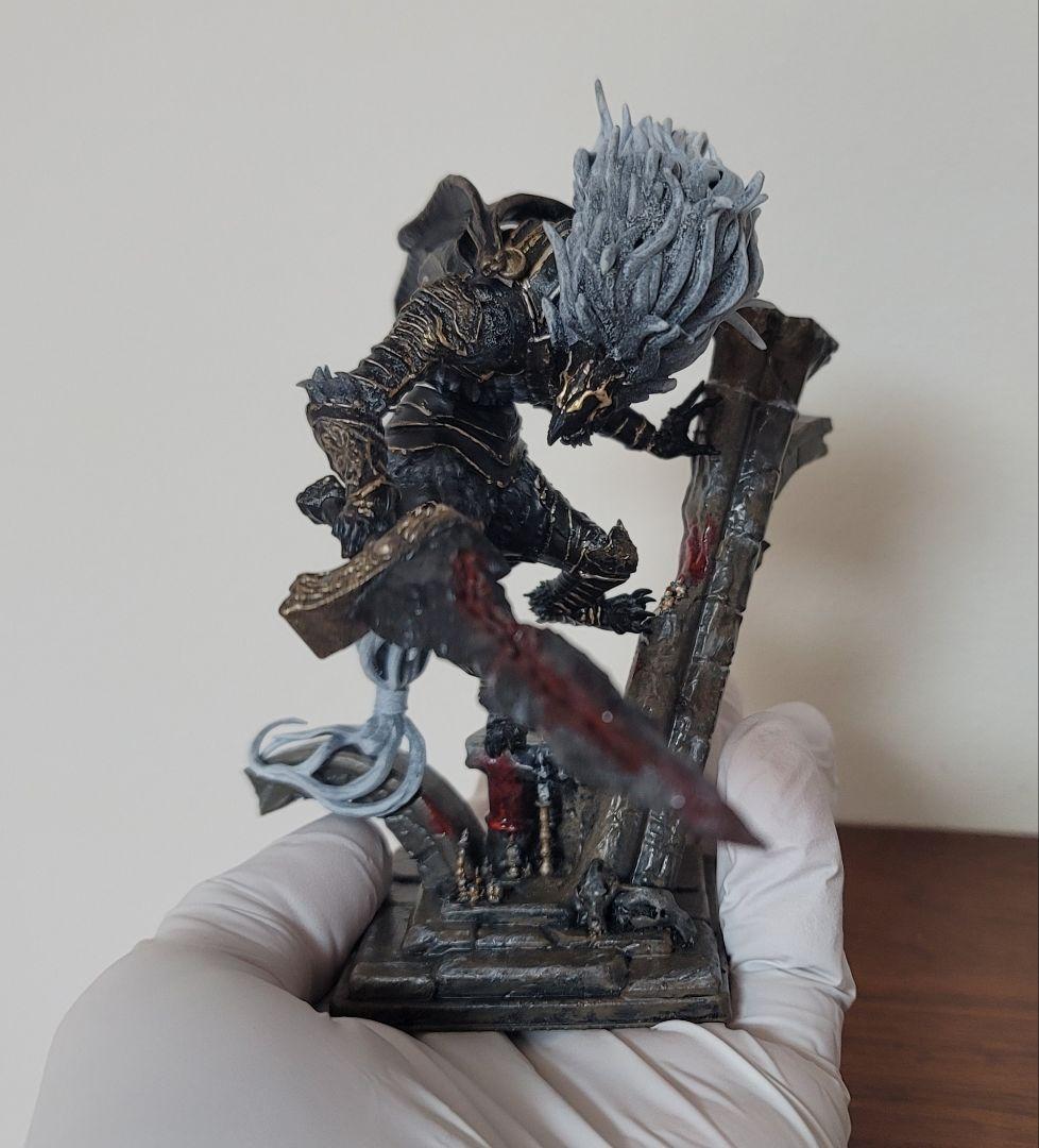 エルデンリング☆手の平に乗る☆黒き剣のマリケス☆ガレージキット塗装