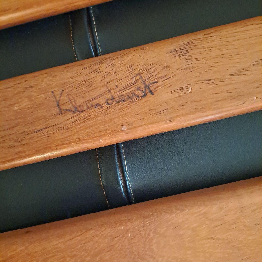 ロッキングチェア 木製フレーム 合成皮革