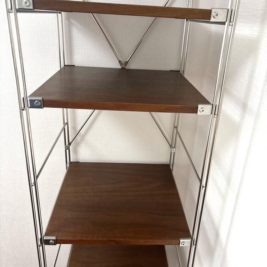 【良品】※直接お渡し 無印良品 ステンレスユニットシェルフ 特大