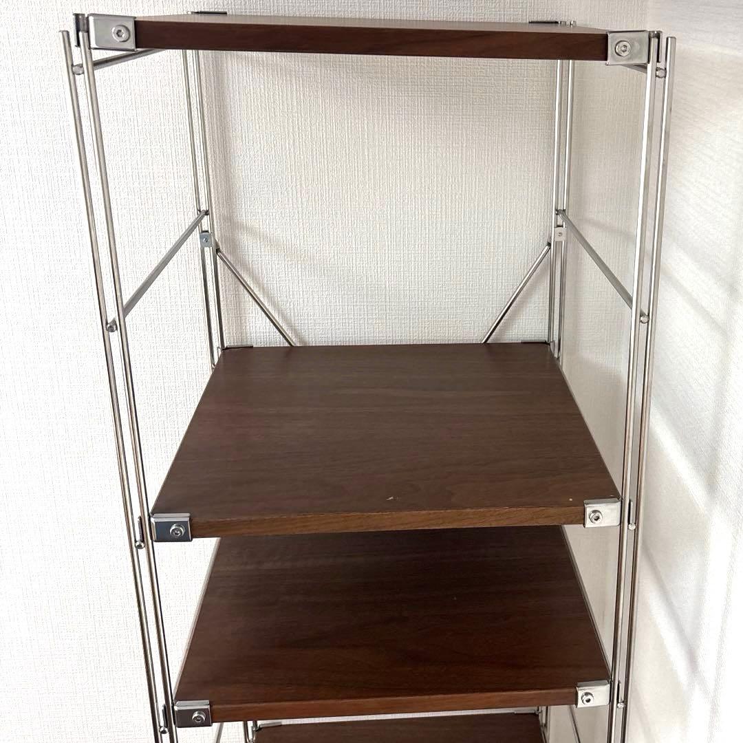 【良品】※直接お渡し 無印良品 ステンレスユニットシェルフ 特大