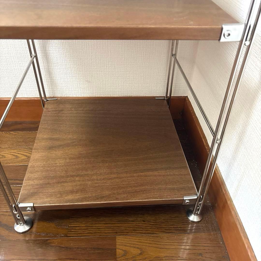 【良品】※直接お渡し 無印良品 ステンレスユニットシェルフ 特大