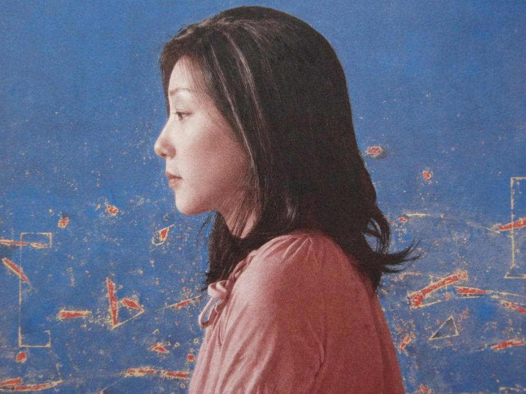 大矢英雄、【浅い春の在所】、希少な画集より、状態良好、新品高級額装