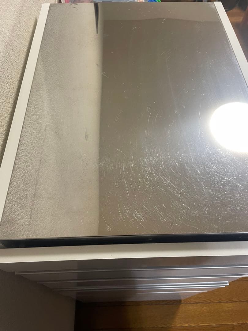 ホワイト 5段引き出し収納　ディノス　食器棚