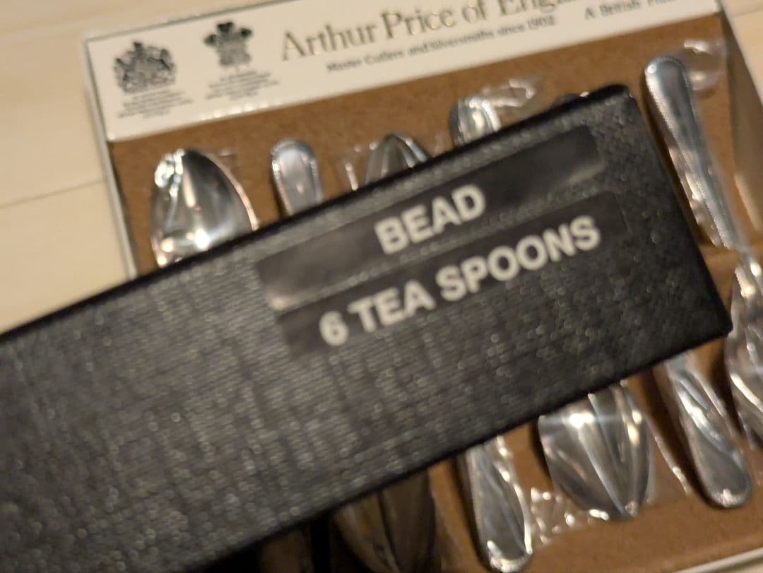 2-4.Arthur Price of England スプーン(ビード) 6本