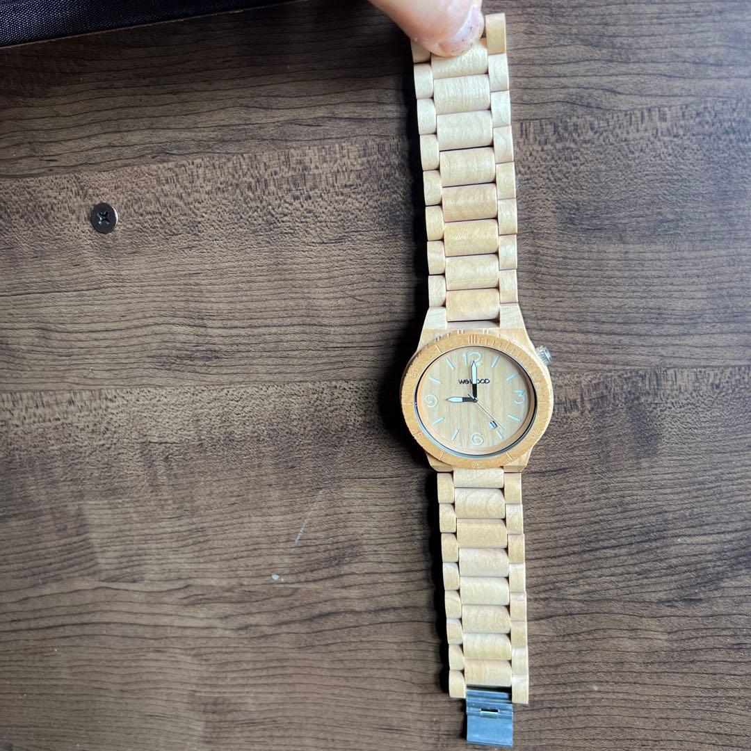 ウィーウッド　腕時計　美品　木腕時計
