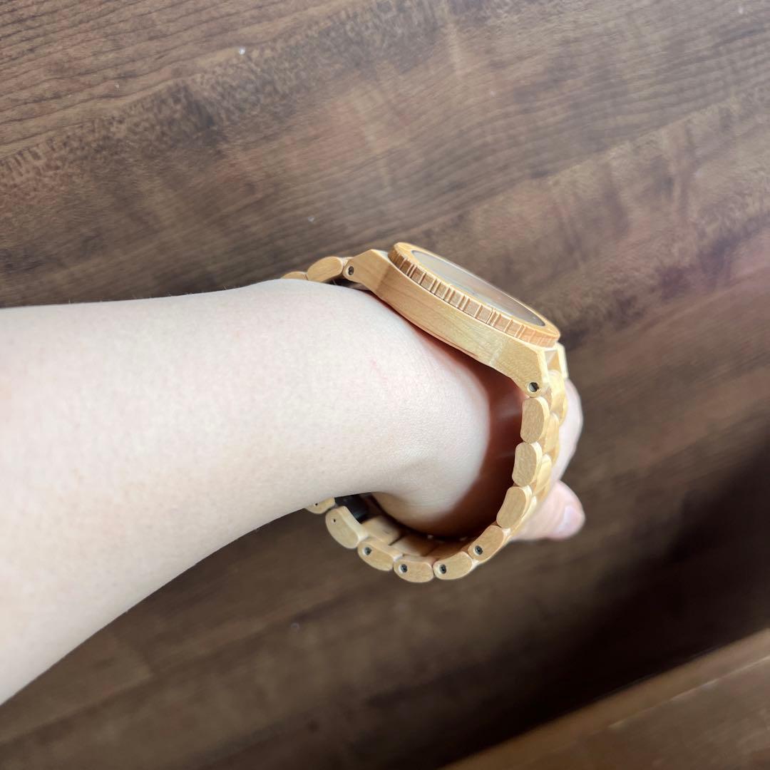 ウィーウッド　腕時計　美品　木腕時計