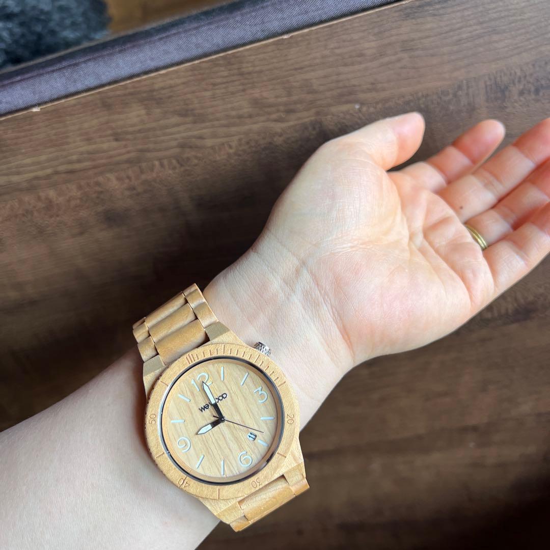 ウィーウッド　腕時計　美品　木腕時計