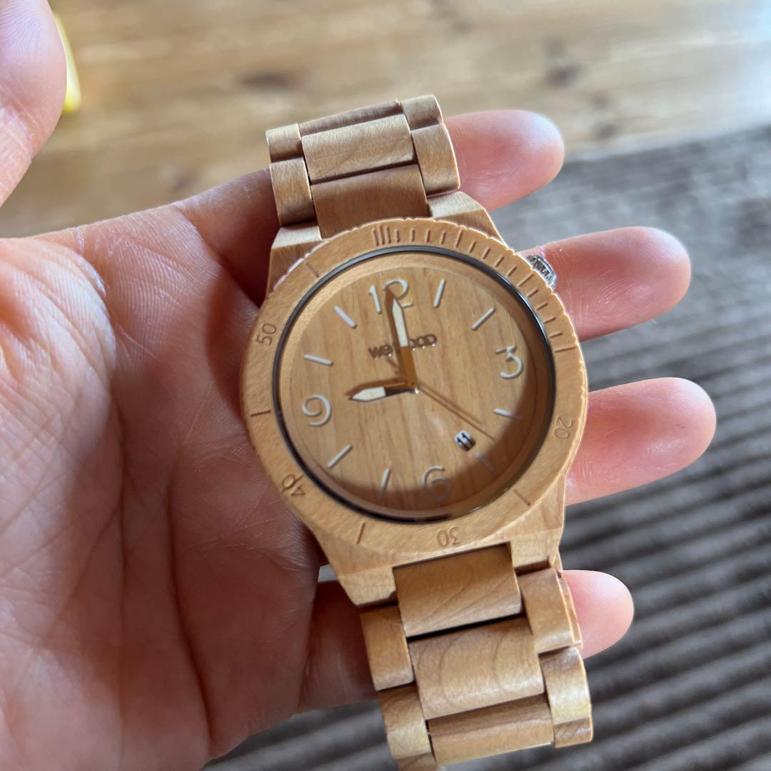 ウィーウッド　腕時計　美品　木腕時計