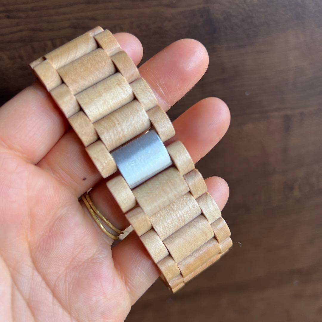 ウィーウッド　腕時計　美品　木腕時計