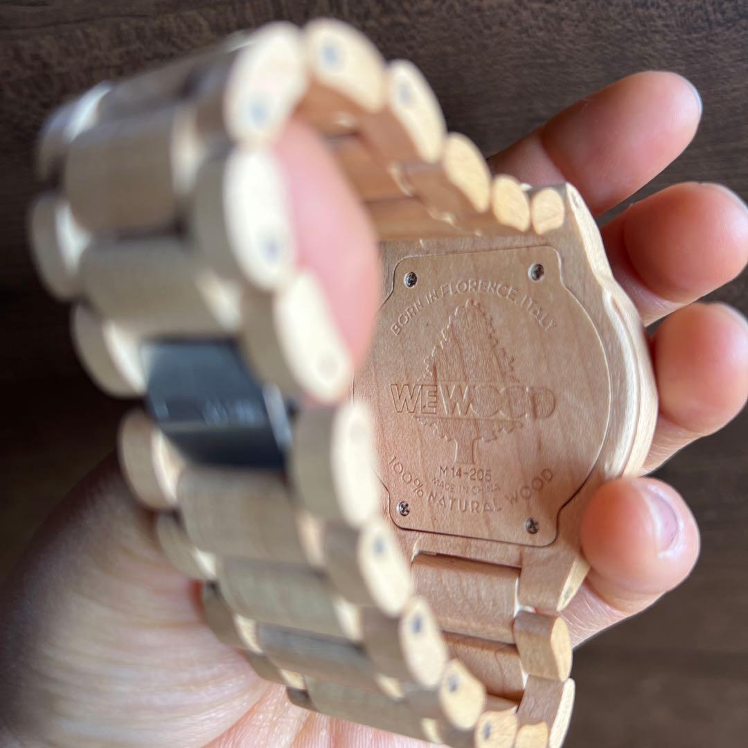 ウィーウッド　腕時計　美品　木腕時計