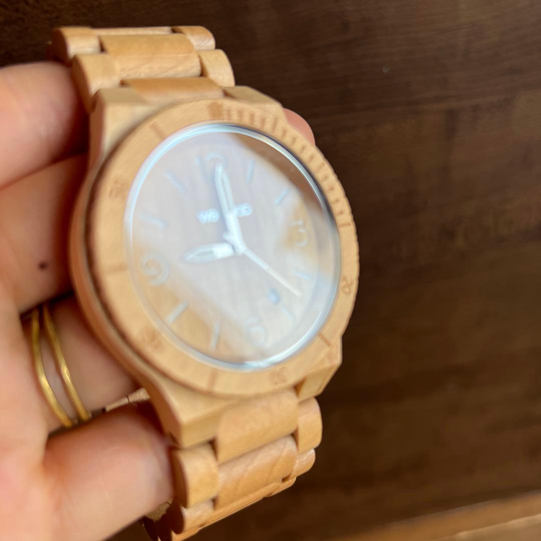 ウィーウッド　腕時計　美品　木腕時計