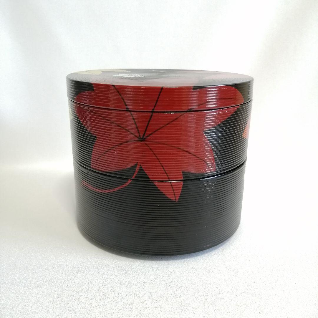 未使用/平安象彦 曇錦 木製 二段重箱 花見 茶道具 お正月 - メルカリ