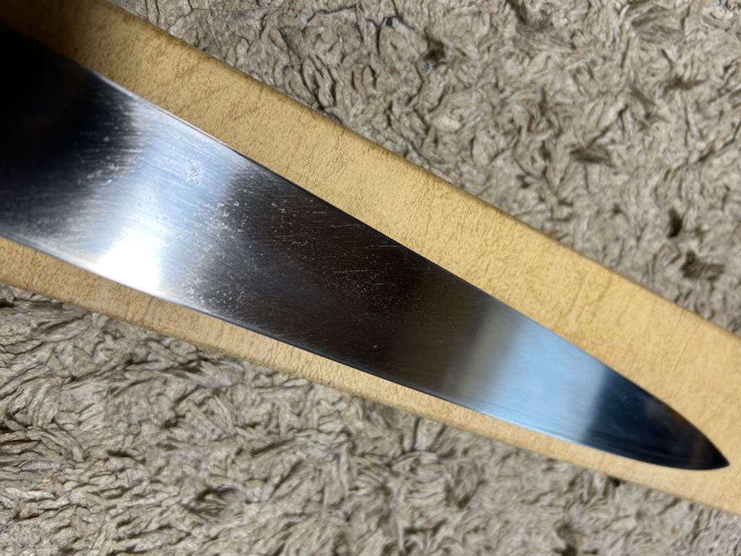 希少　一文字恒光　本焼　柳刃包丁　尺