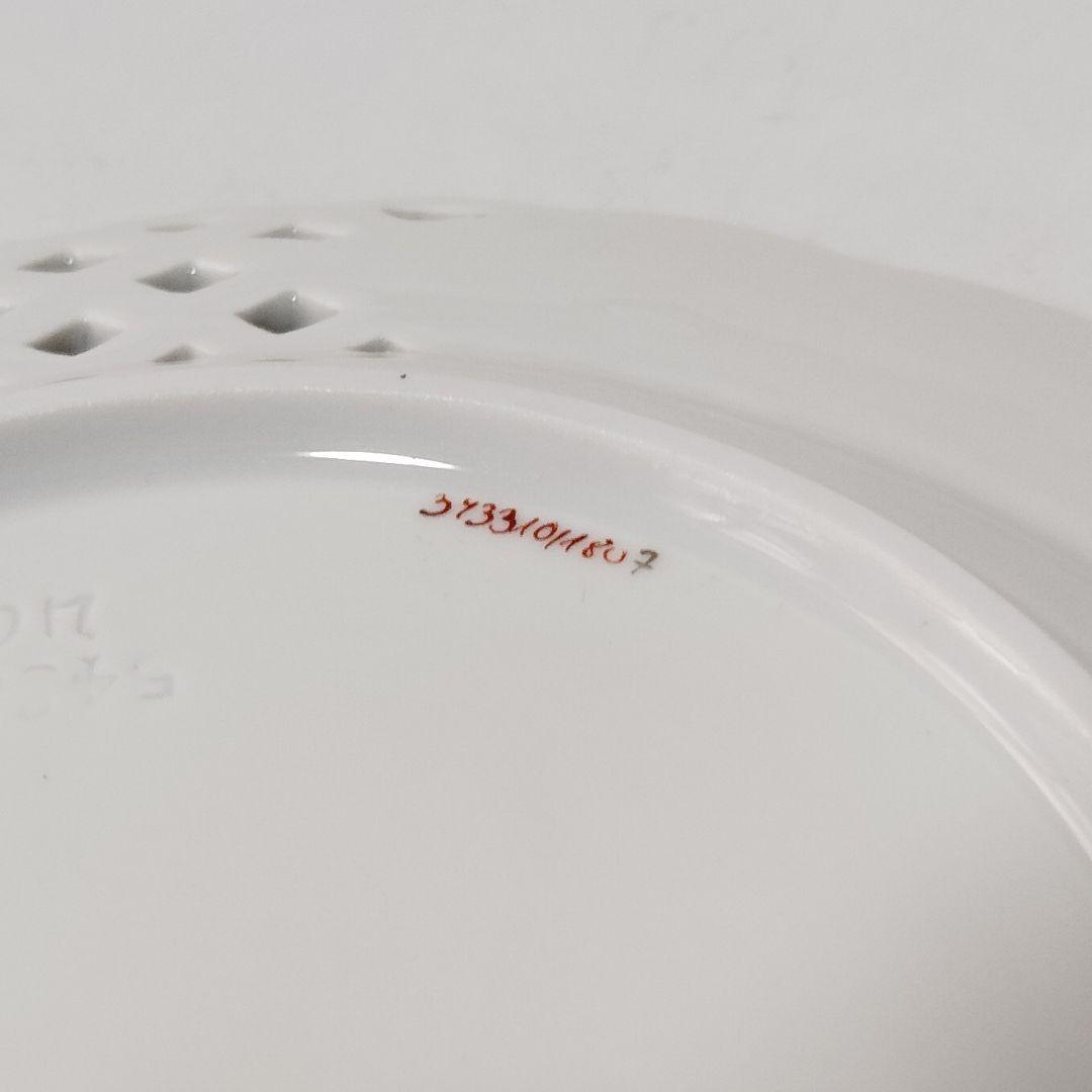 未使用品 美品 Meissen マイセン インドの華 リッチグリーン プレート