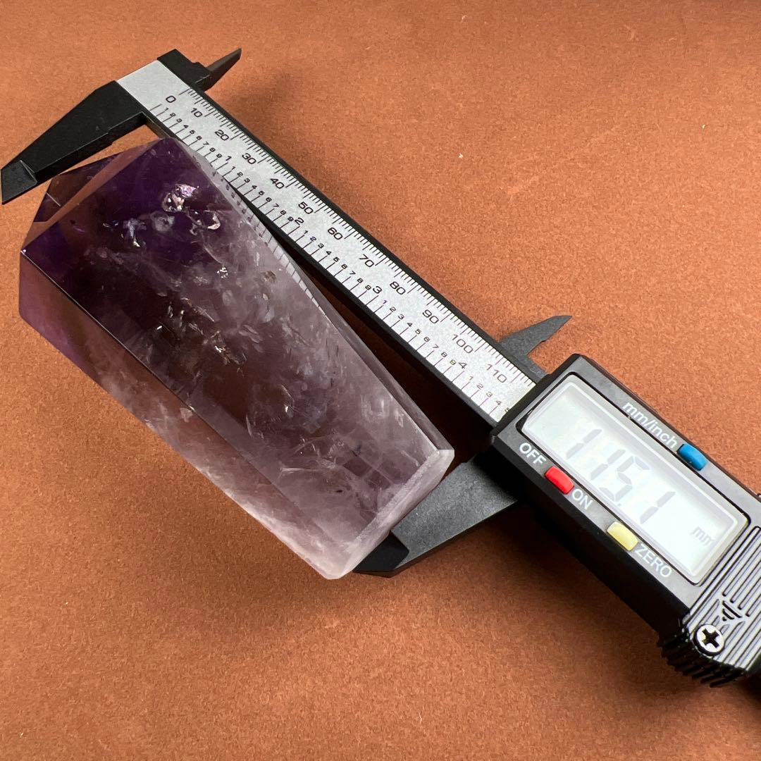 天然石　アメジスト　ポイントタワー