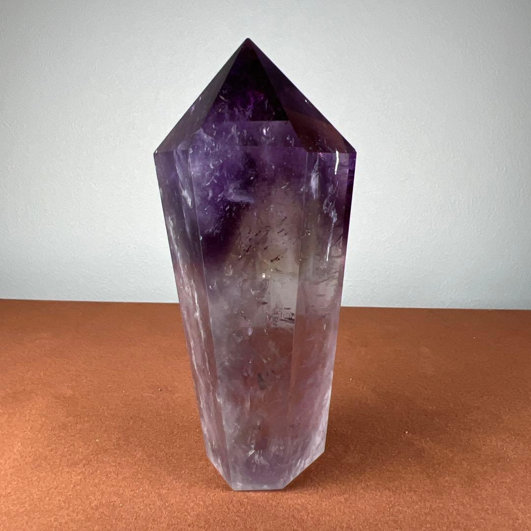 天然石　アメジスト　ポイントタワー