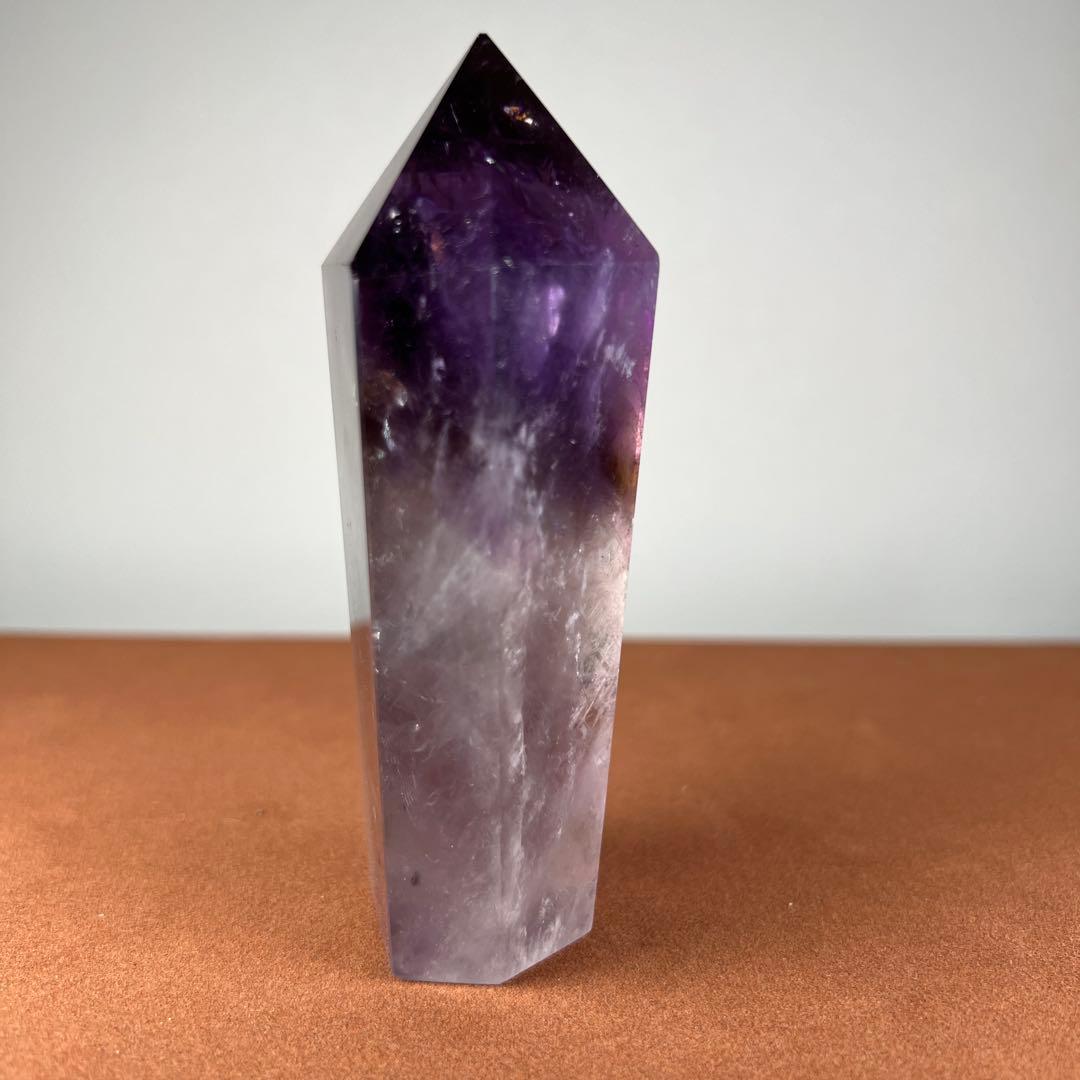 天然石　アメジスト　ポイントタワー