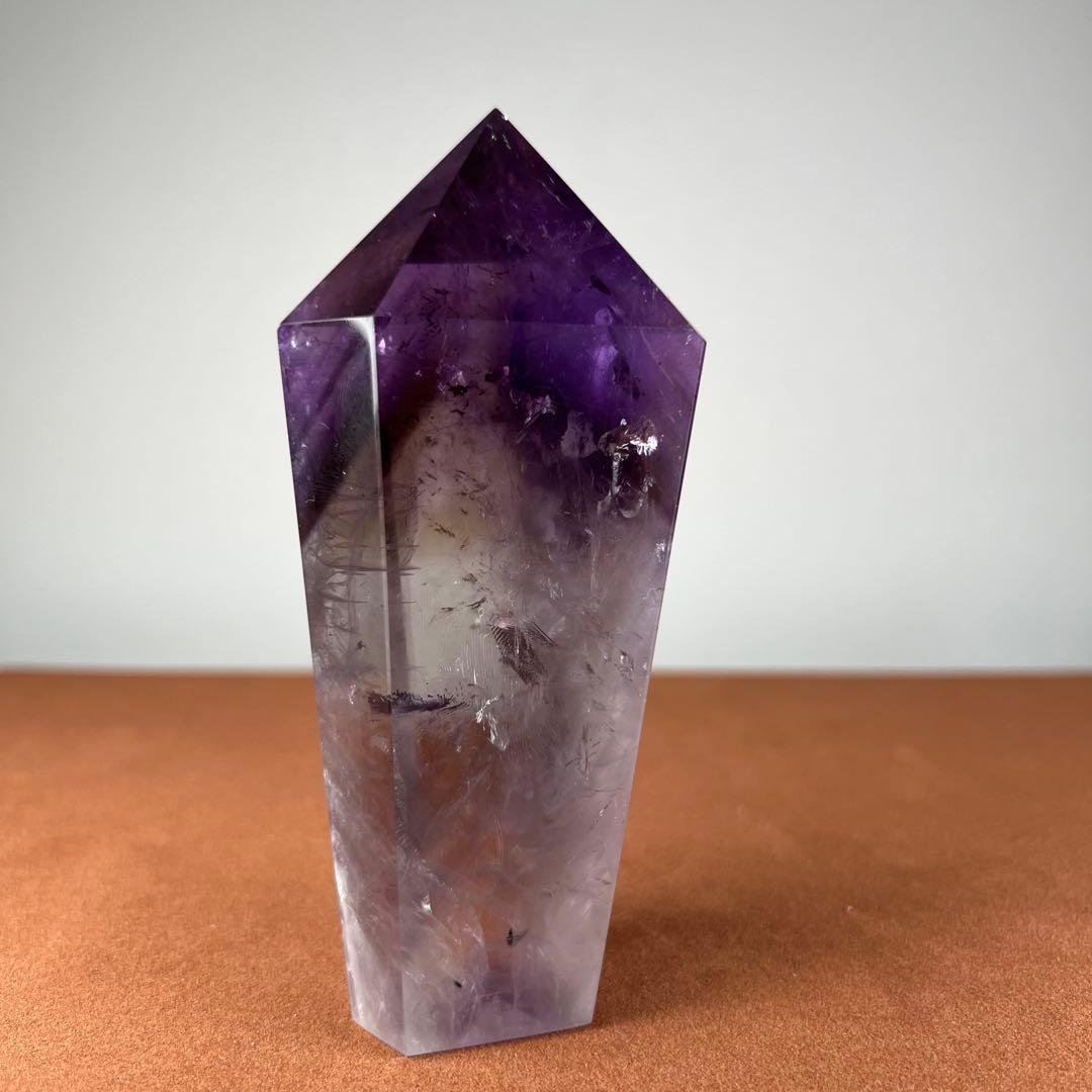 天然石　アメジスト　ポイントタワー