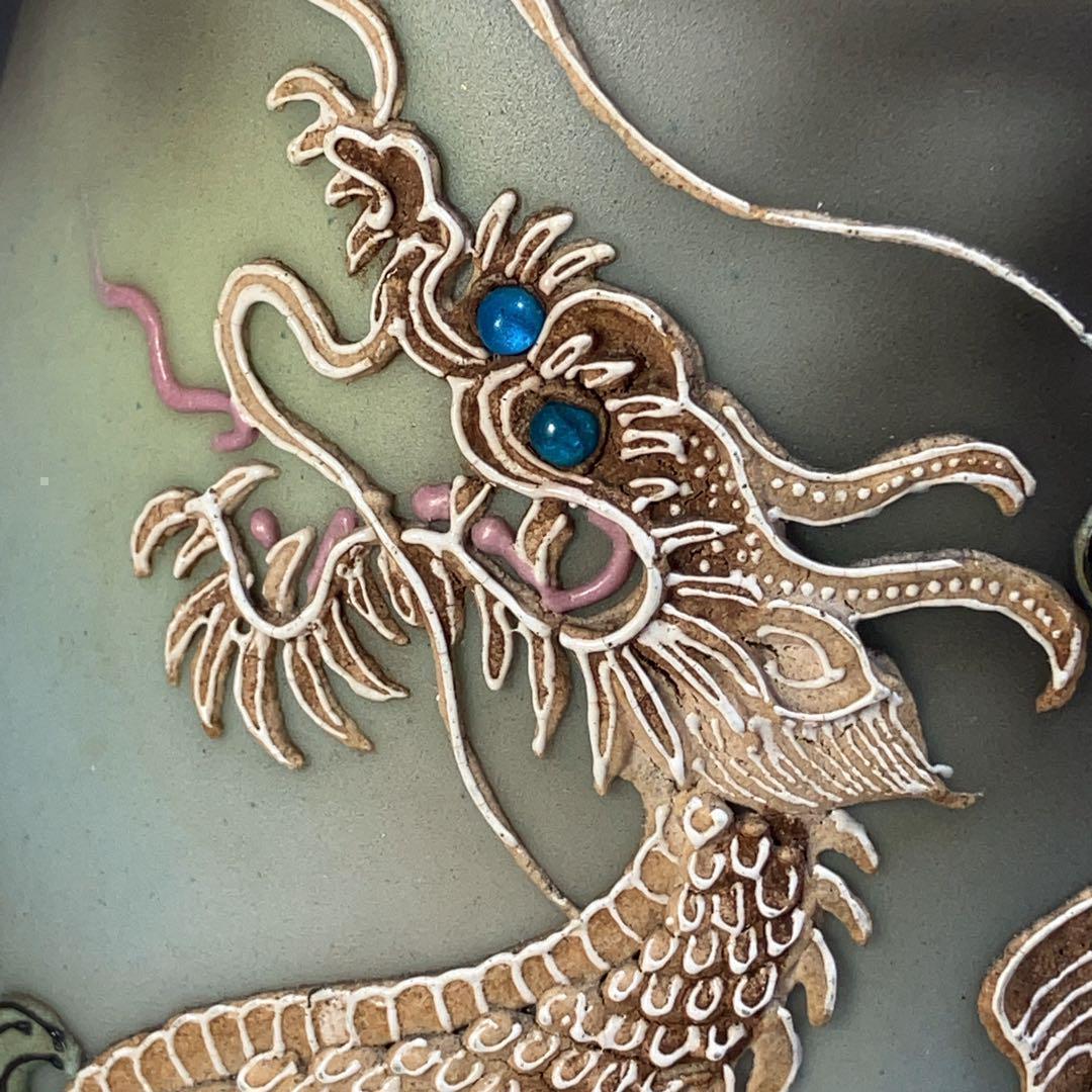 ☆希少☆高さ14cm オールドノリタケ コップ ドラゴン 盛り上げ花瓶1821