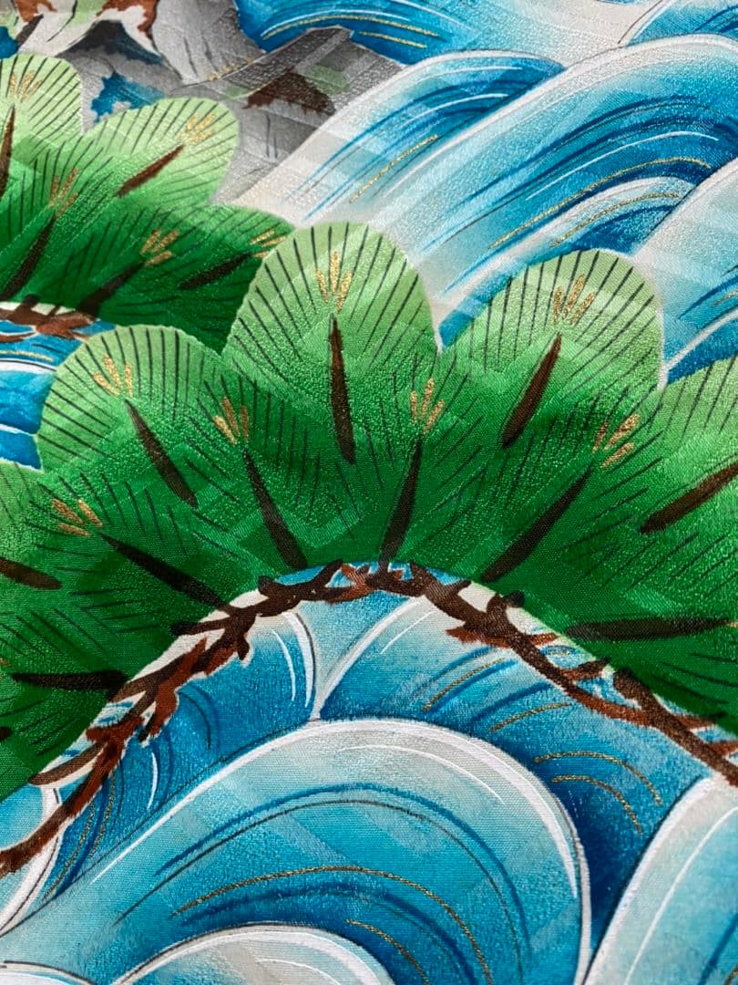 No.109アンティーク子供着物正絹七五三男の子着丈99センチ裄丈46センチ