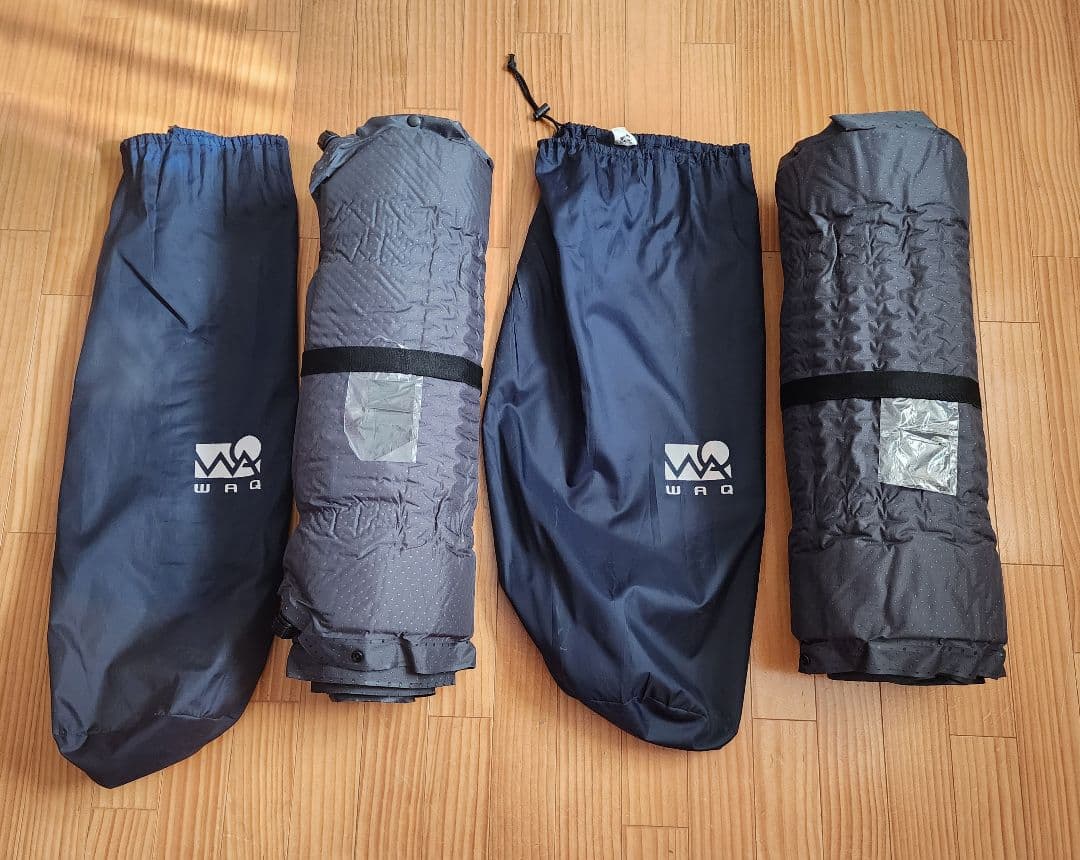 B/WAQ ワック インフレータブルマット8cm 2個セット ネイビー