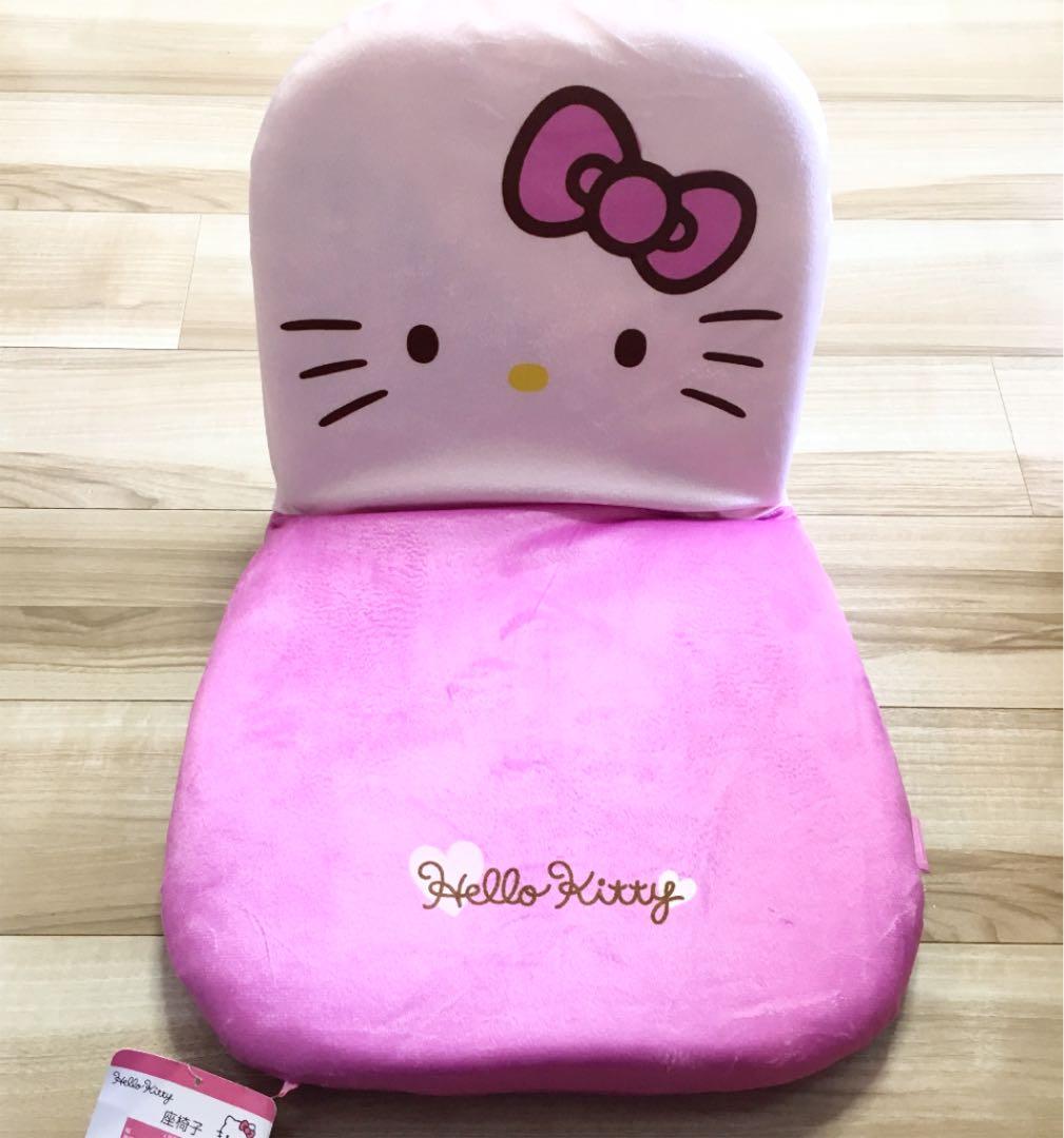 可愛い！ハローキティ 座椅子 クッション セット！キティちゃん