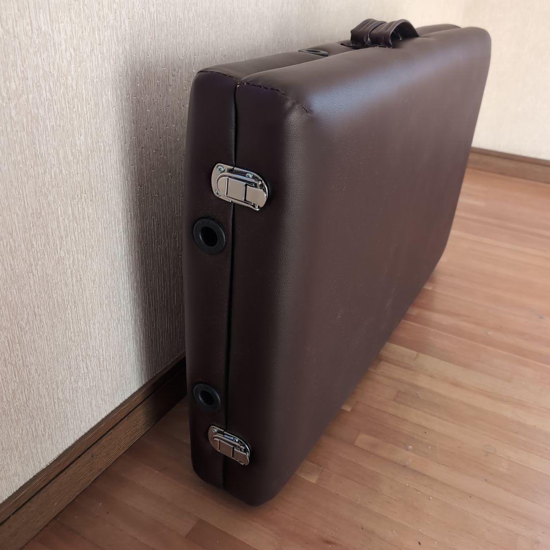 BTM マッサージベッド 有孔 折りたたみ サロン 施術 ブラウン