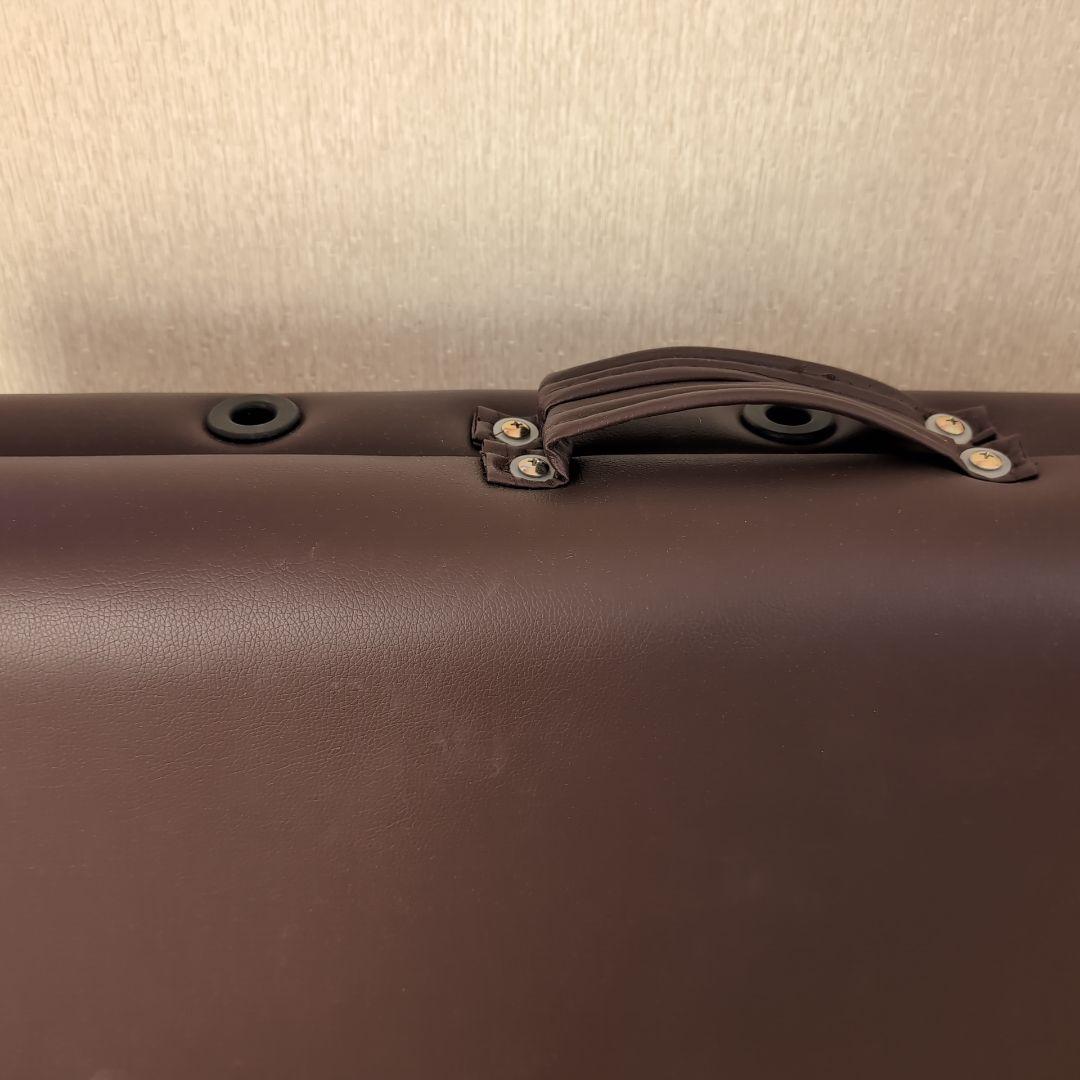 BTM マッサージベッド 有孔 折りたたみ サロン 施術 ブラウン