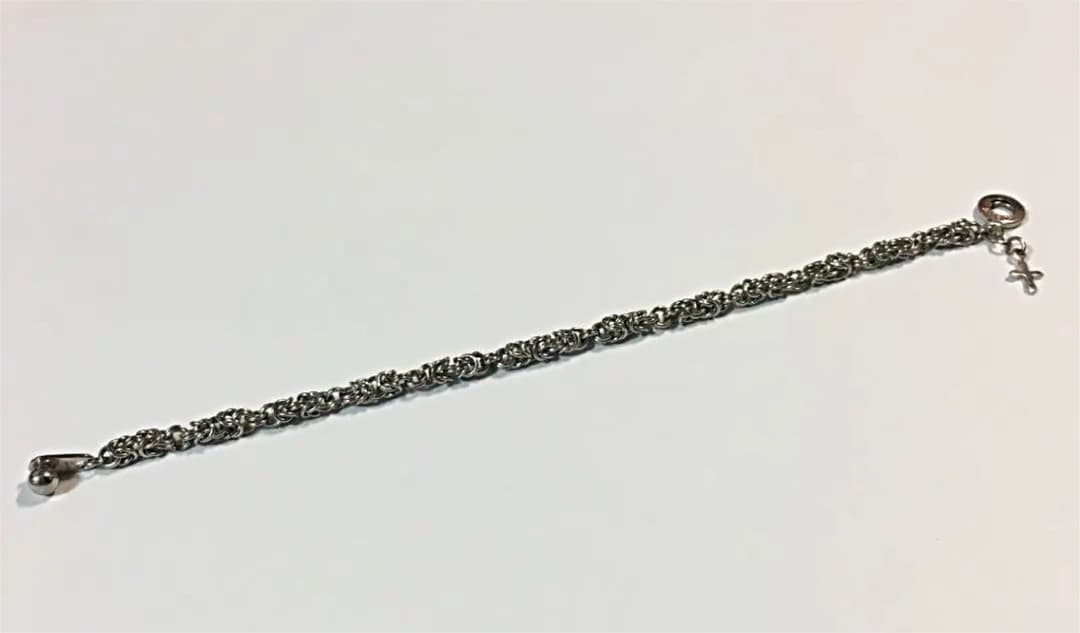 【美品】ブレスレット ビザンチン編み【価格交渉可】【一点限り】