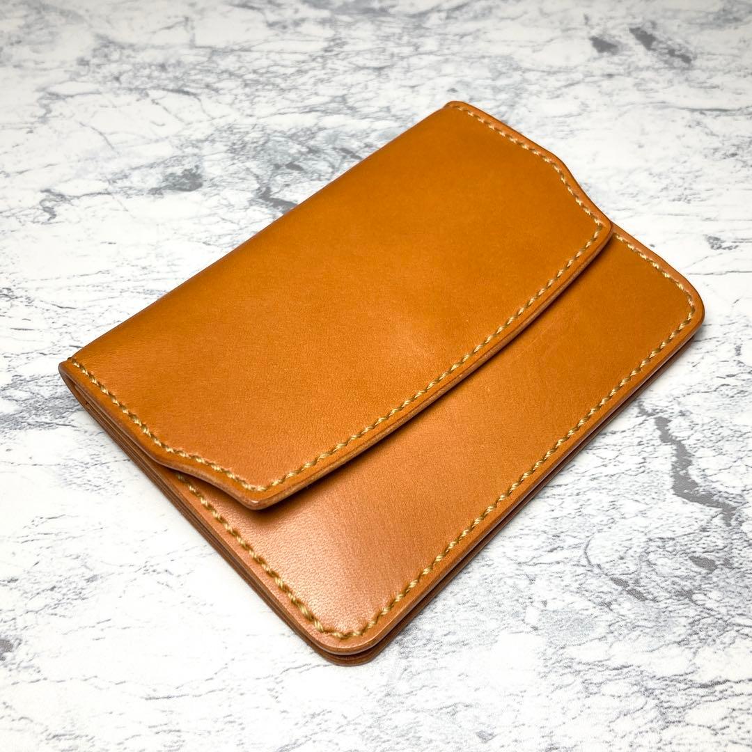 本革 コンパクト財布 栃木レザー ギャルソンウォレット メンズ レディース