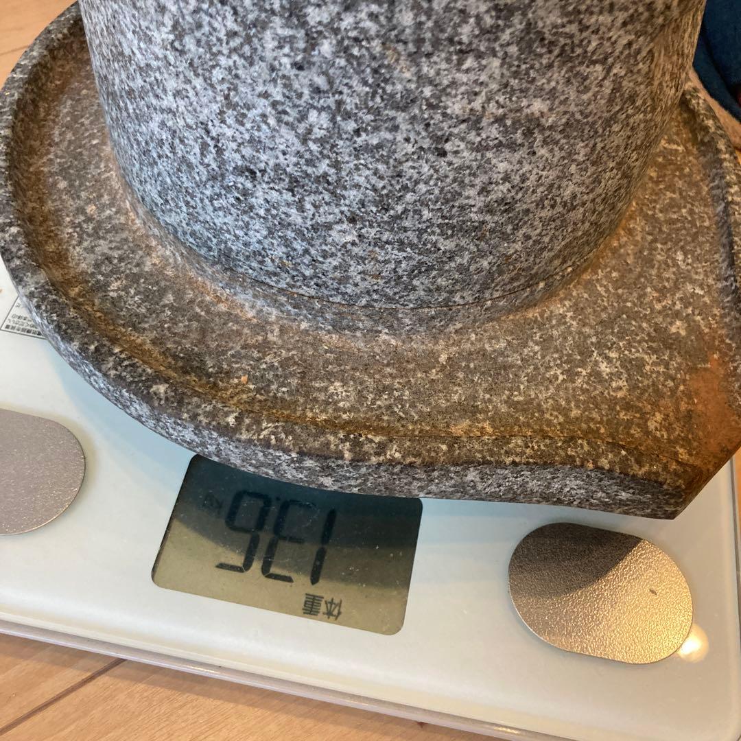 石製調理用臼 木製ハンドル付き