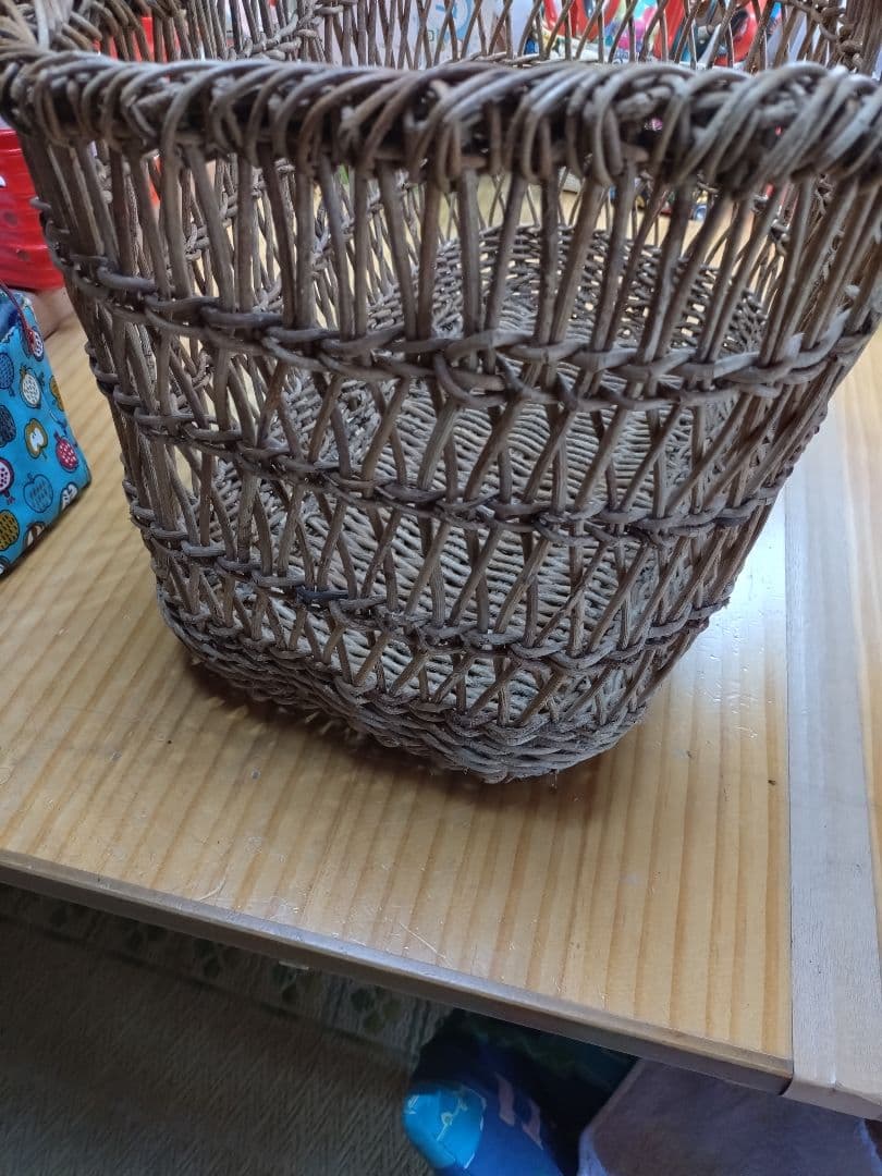 最終価格　あけび透かし編みかご　大