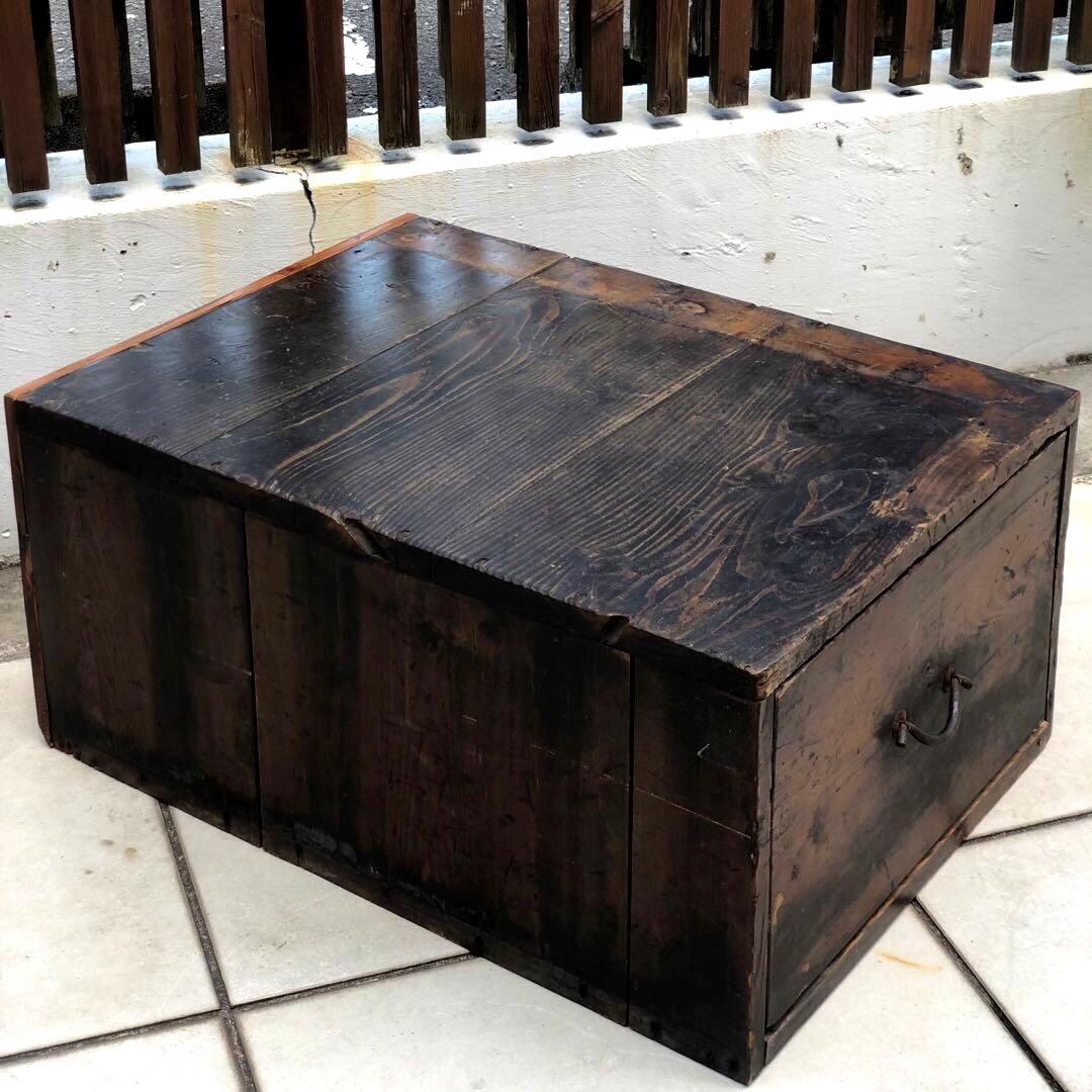 古道具《木製引き出し》明治〜大正期 アンティーク木箱 古民具 骨董