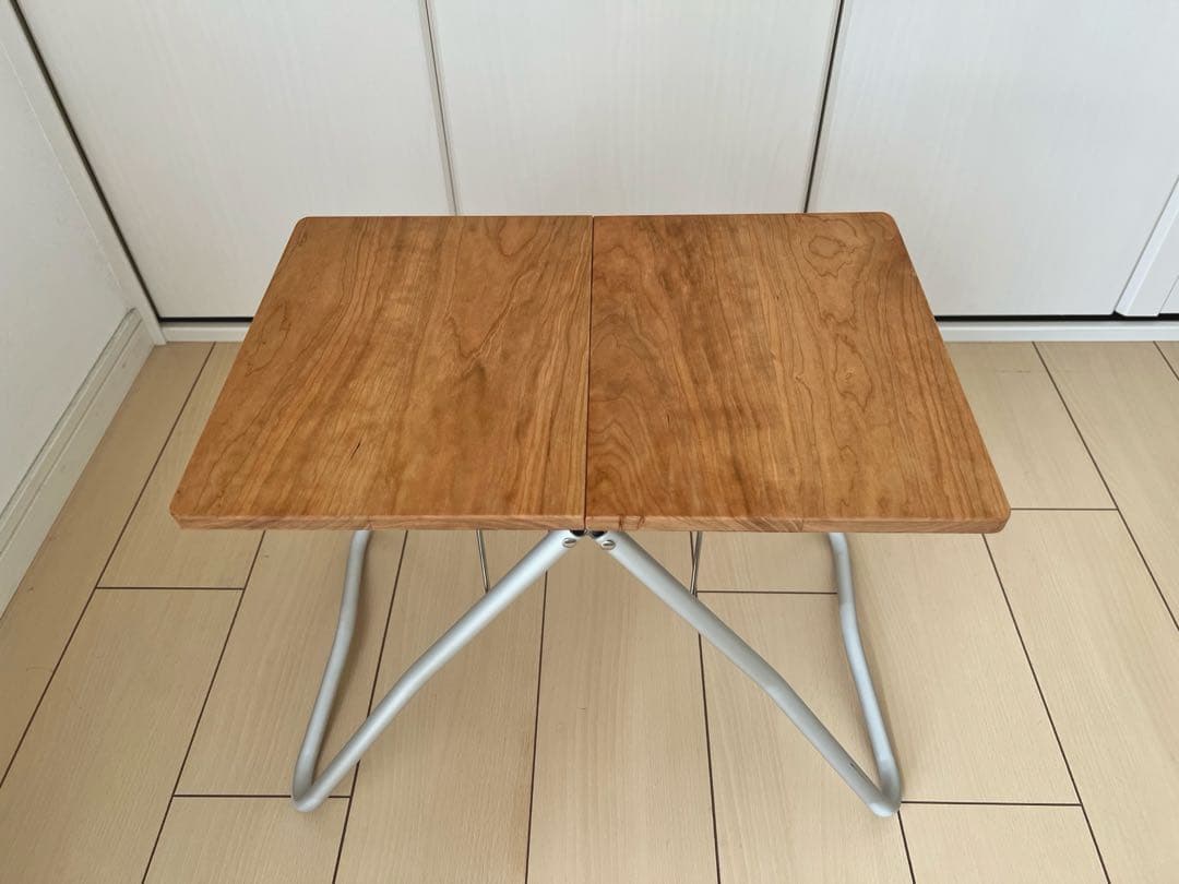 スノーピークMyテーブル竹 天板 ブラックチェリー カスタム