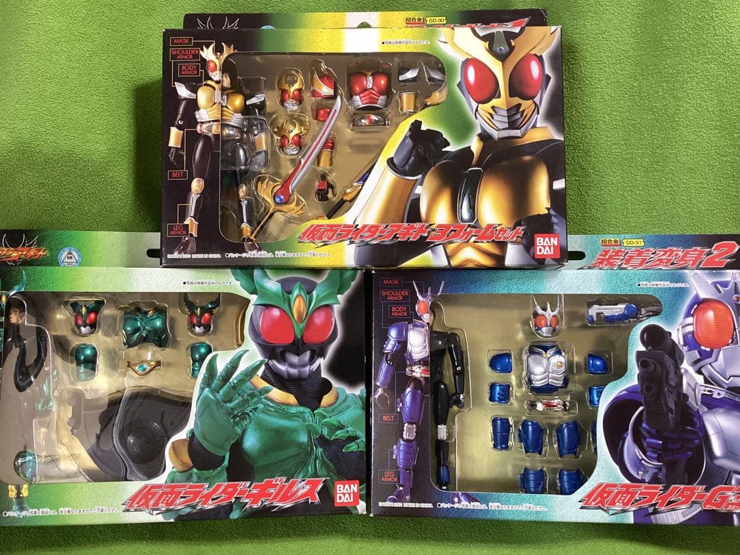 超合金 変身装着 仮面ライダーアギト 新品 アギト ギルス G3 1〜3