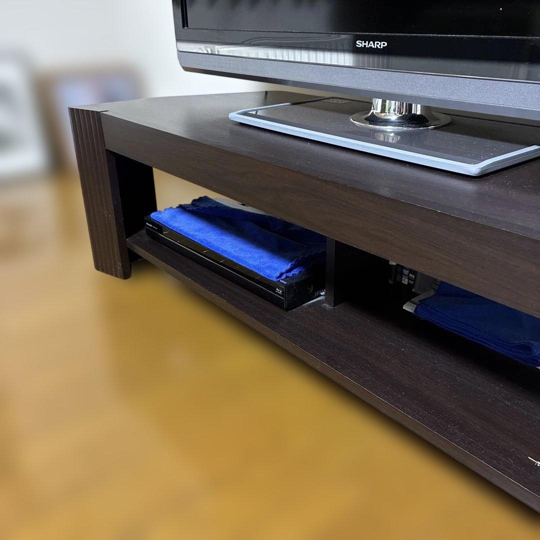 ダークブラウン シンプル テレビ台