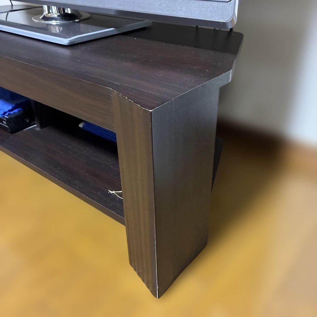 ダークブラウン シンプル テレビ台