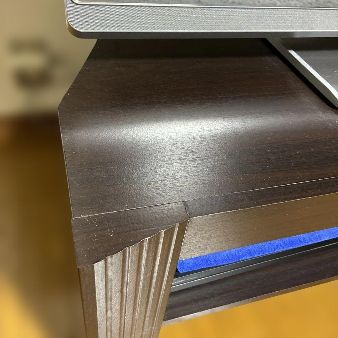 ダークブラウン シンプル テレビ台