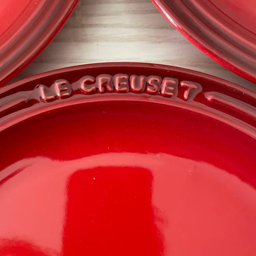 LE CREUSET 赤皿 23㎝　5枚セット