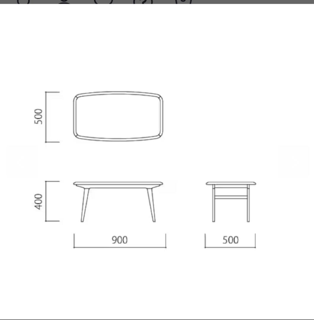 無印　イデー　ＩＫＩ　ＬＯＷ　ＴＡＢＬＥ　イキ　ローテーブル