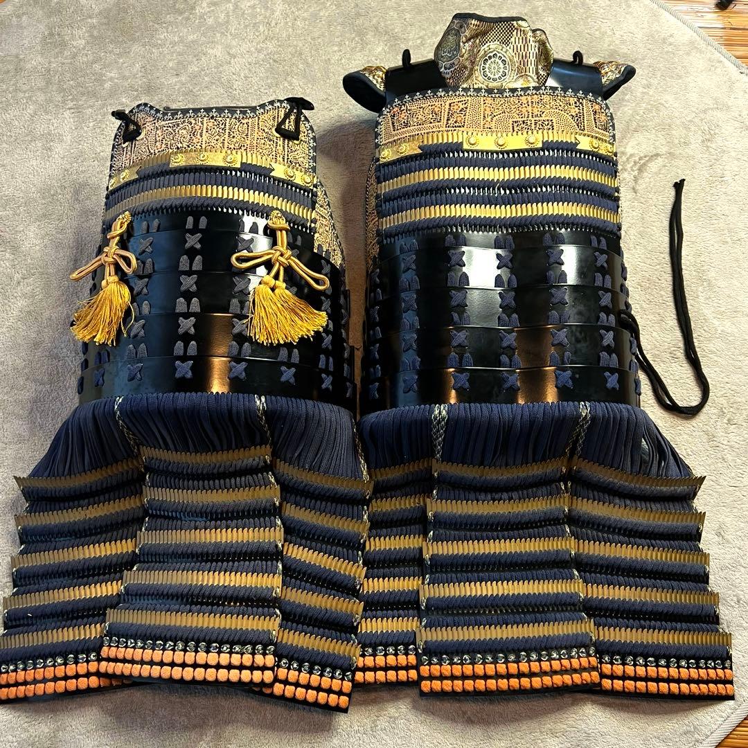 美品•未着用】丸武工房製【現代 甲冑 等身大】鉄地黒胴当世具足 鎧
