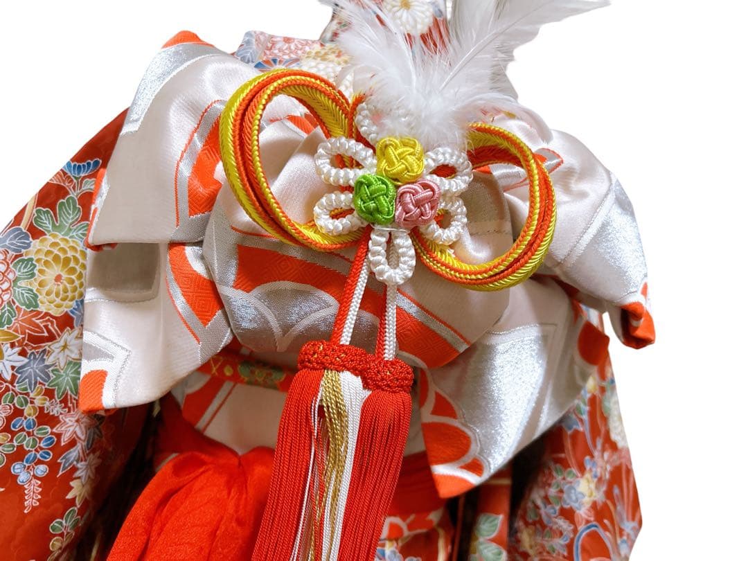 お買い得品♡七五三　7歳　女の子　フルセット　赤系　レトロ　アンティーク