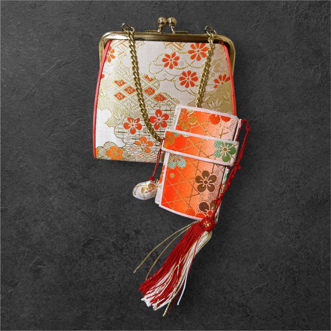 お買い得品♡七五三　7歳　女の子　フルセット　赤系　レトロ　アンティーク