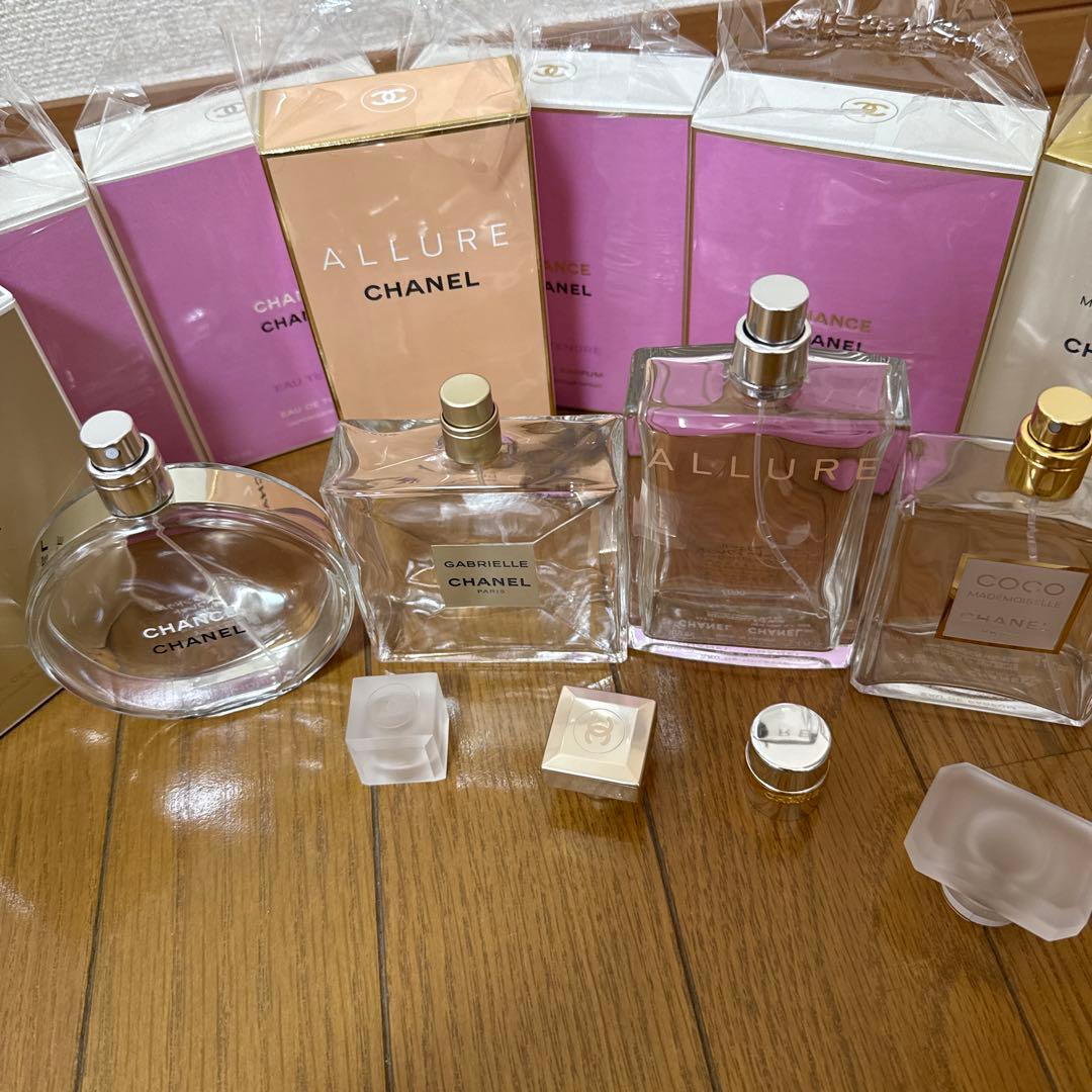 【香水空瓶】シャネル チャンスなどレディース10点
