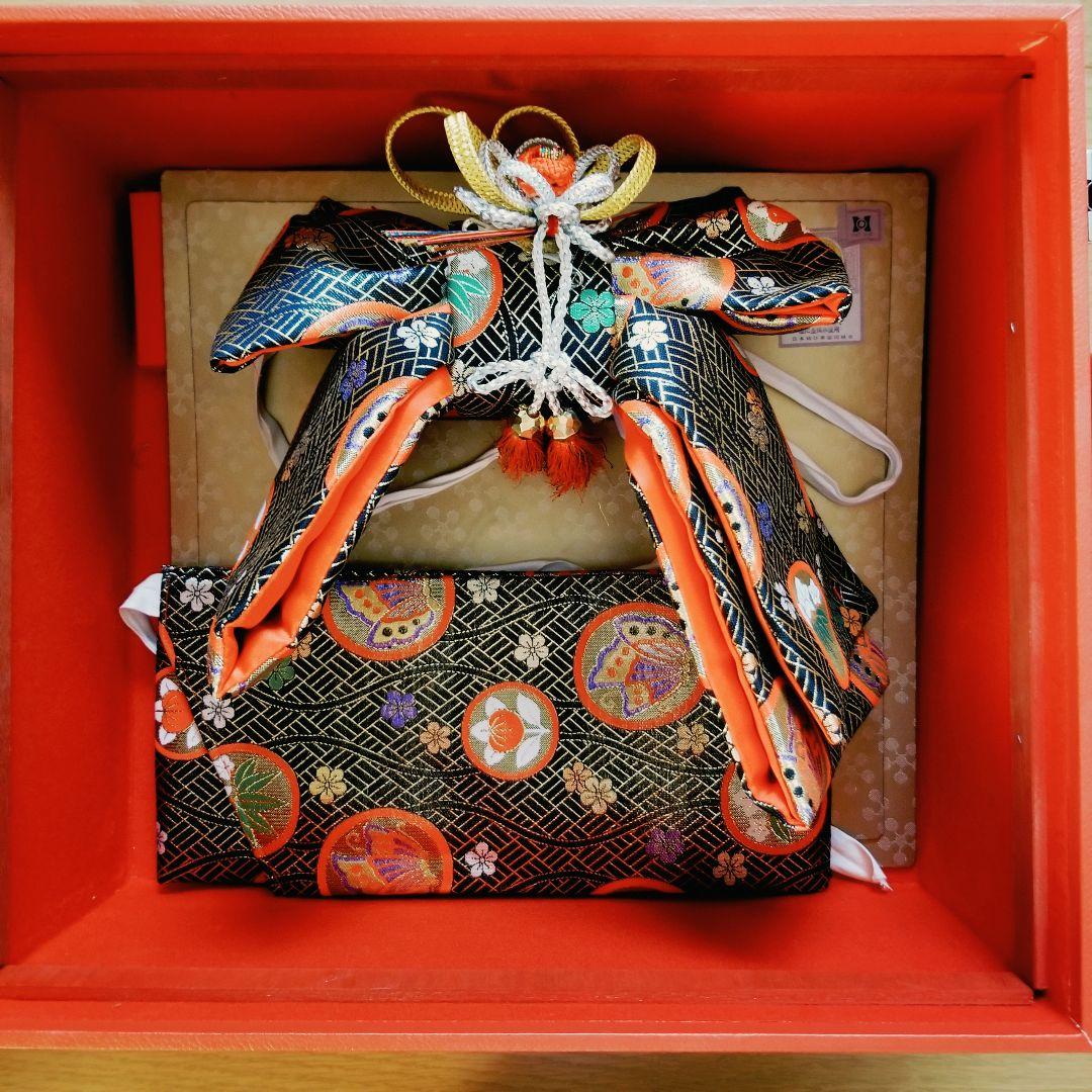 七五三 3歳 【豪華セット】着物・ はこせこセット・作り帯 ・肌襦袢・髪飾り 他